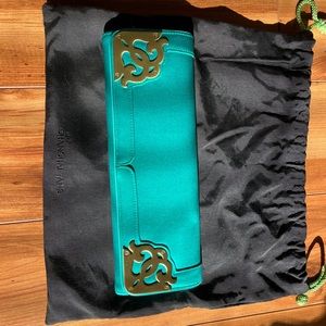 Shanghai Tang Silk Satin Clutch